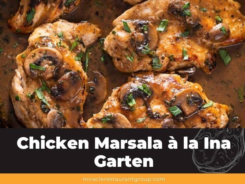 Chicken Marsala à la Ina Garten