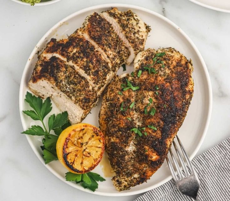 Texas Roadhouse herb crusted chicken