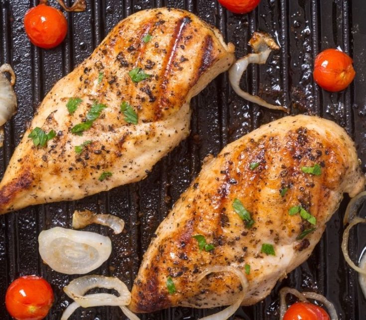Grilling Chicken Breast on Gas Grill