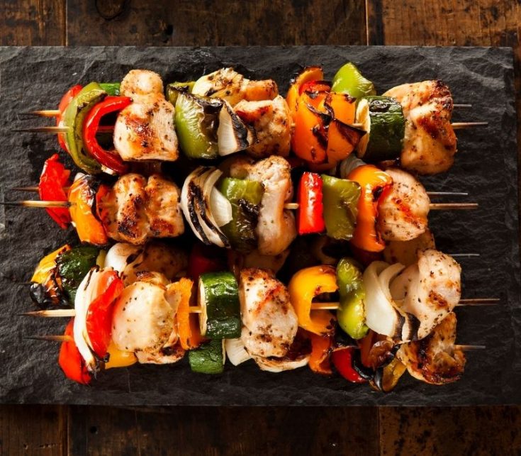 Grilled Chicken Kabobs