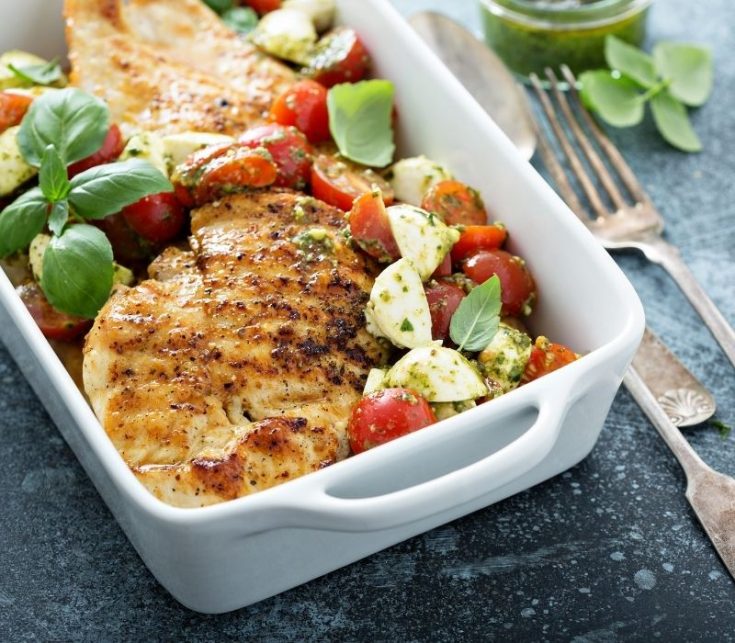 caprese chicken saltimbocca