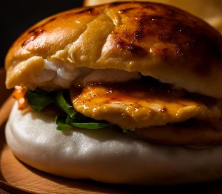 grilled chicken bao